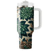 Fractal Leaf Motif  Insulated Tumblers