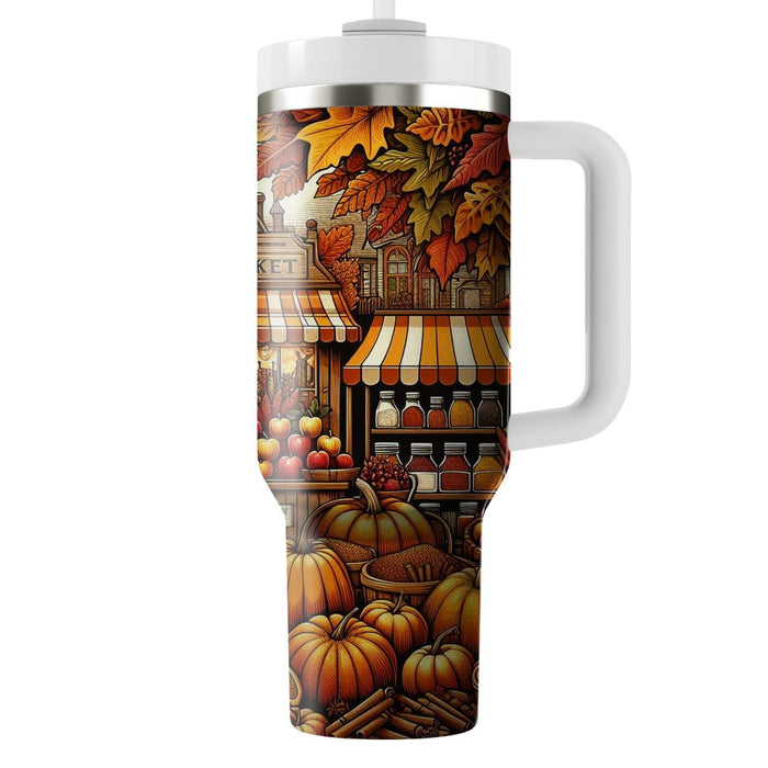 Autumn Spice Market  Tumblers With Lids