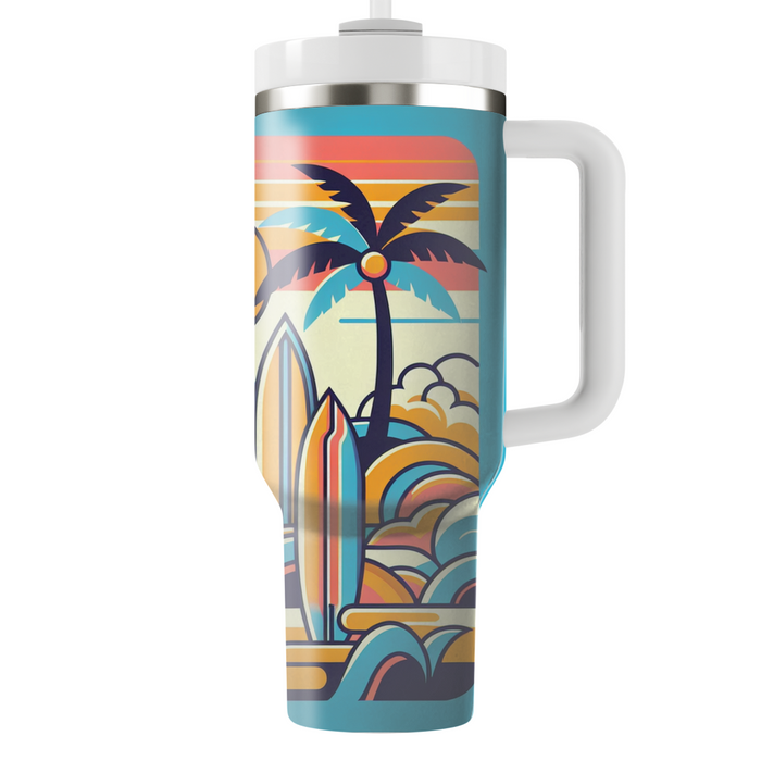 Retro Surf  Custom Tumblers