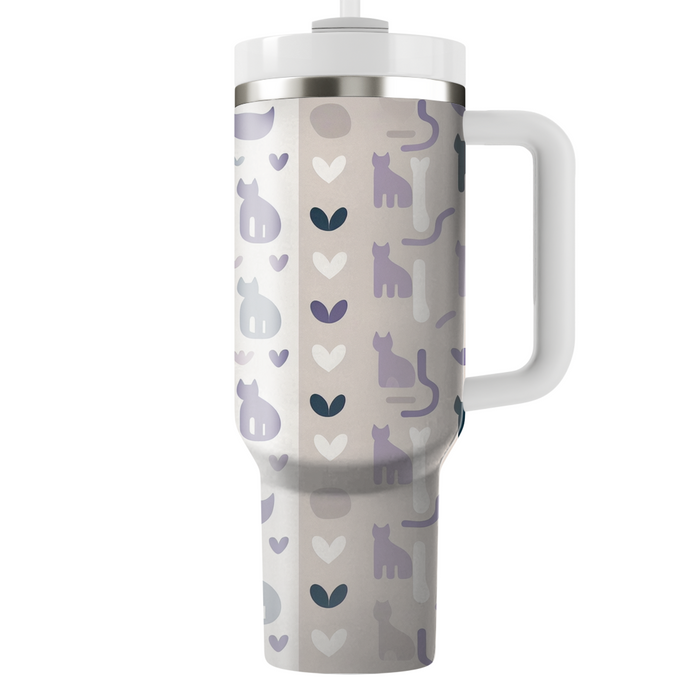 Whimsical Cat Silhouettes  Custom Tumblers