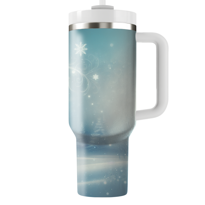 Winter Snowflake Magic  Personalized Tumblers