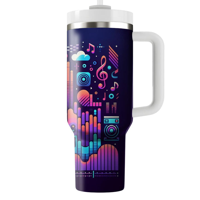 Synth Pop Symphony  Custom Tumblers