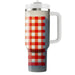 Charming Gingham Check  Custom Tumblers