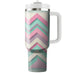 Floral Chevron  Tumblers For Gifts