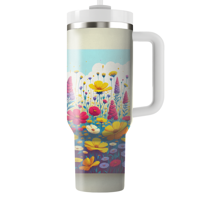 Wild Flower Power  Personalized Tumblers