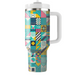 Bright Retro Tiles  Tumblers For Gifts