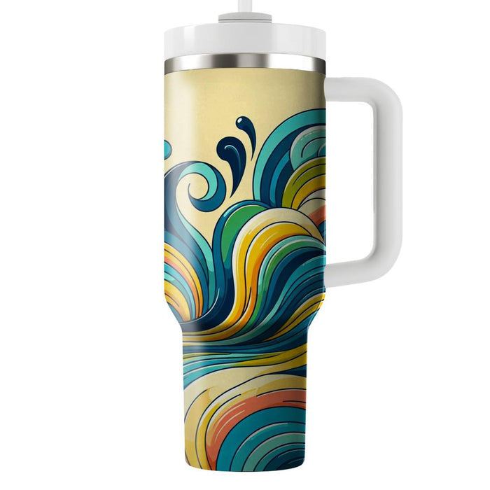 Artistic Waves  Unique Tumblers