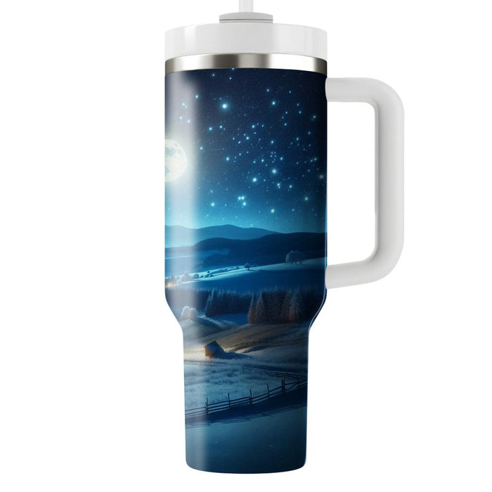 Winter Night Stars  Insulated Tumblers