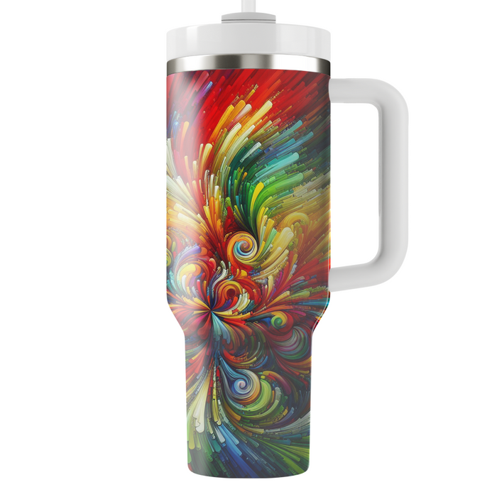 Vibrant Unity - A Colorful Cultural  Travel Tumblers