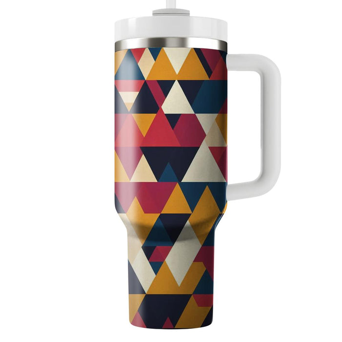 Geometric Triangles Illusion  Unique Tumblers