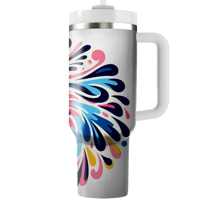 Vibrant Tie-dye Patterns  Insulated Tumblers