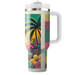 Vibrant Tropical Paradise Custom Tumblers