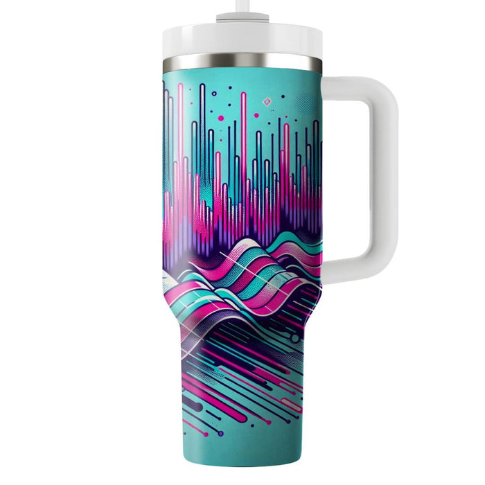 Synth Pop Glow  Tumblers With Lids