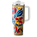 Retro Groovy Flowers  Custom Tumblers