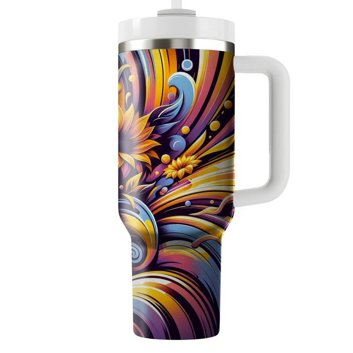  Sunflower Burst  Insulated Tumblers