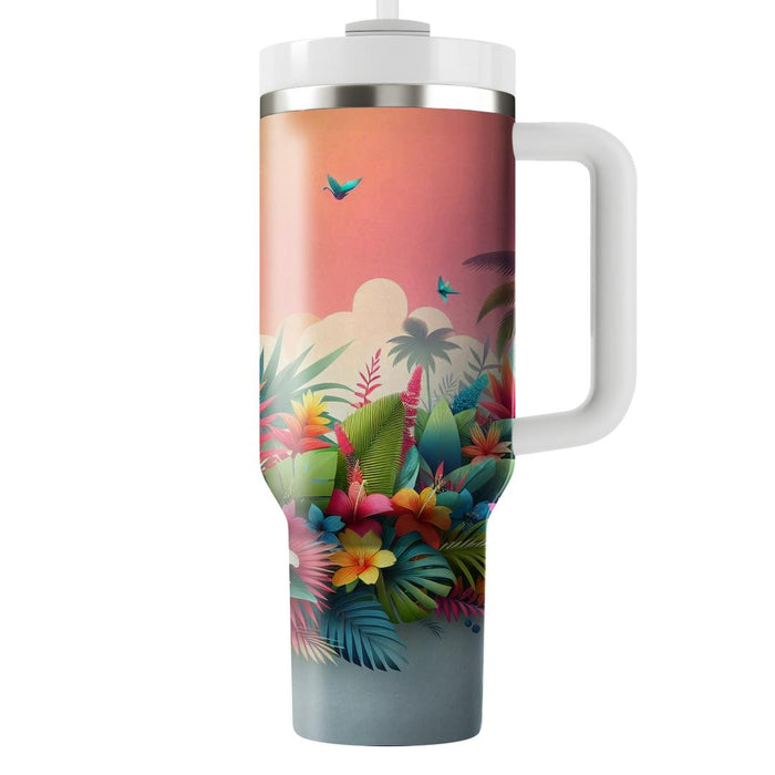 Sunkissed Tropics  Unique Tumblers