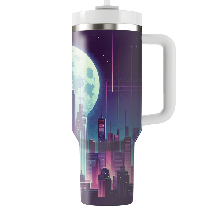 Synthwave Nightscape  Tumbler Cups