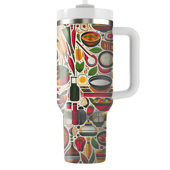 Flavors Of The World - International Cuisine Day  Decorative Tumblers