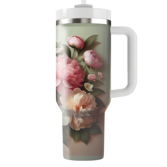 Peony Perfection  Custom Tumblers