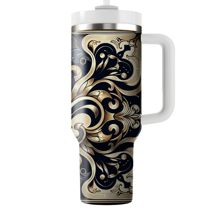 Fleur De Lis Elegance  Insulated Tumblers