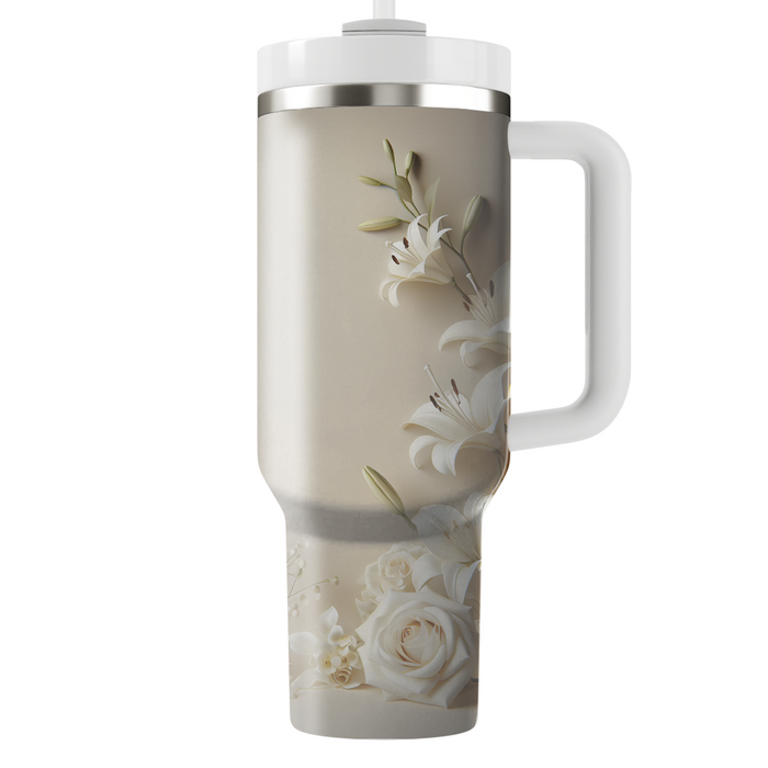 Timeless Floral Elegance  Custom Tumblers