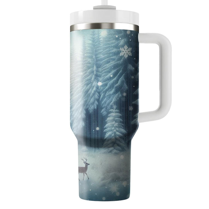 Winter Snowy Woodland Escape  Insulated Tumblers