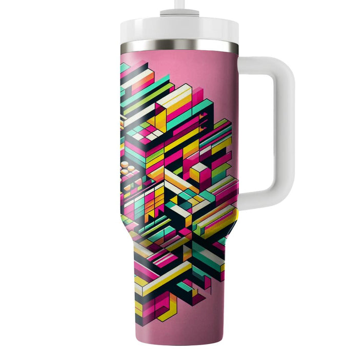 Techno Kaleidoscope  Custom Tumblers