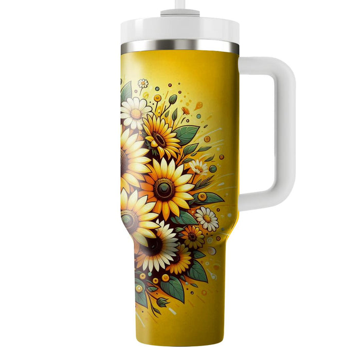 Sunshine Blossom  Tumbler Cups