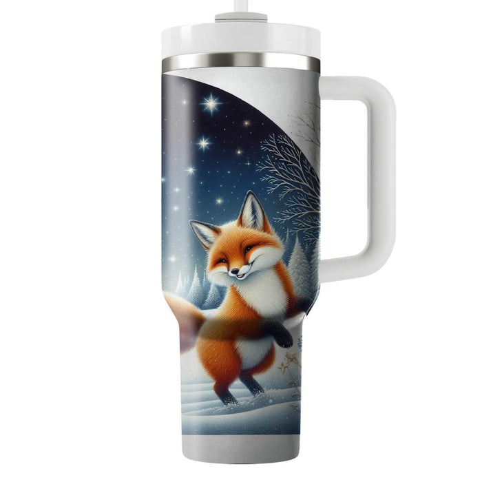 Wild Fox In Winter  Insulated Tumblers