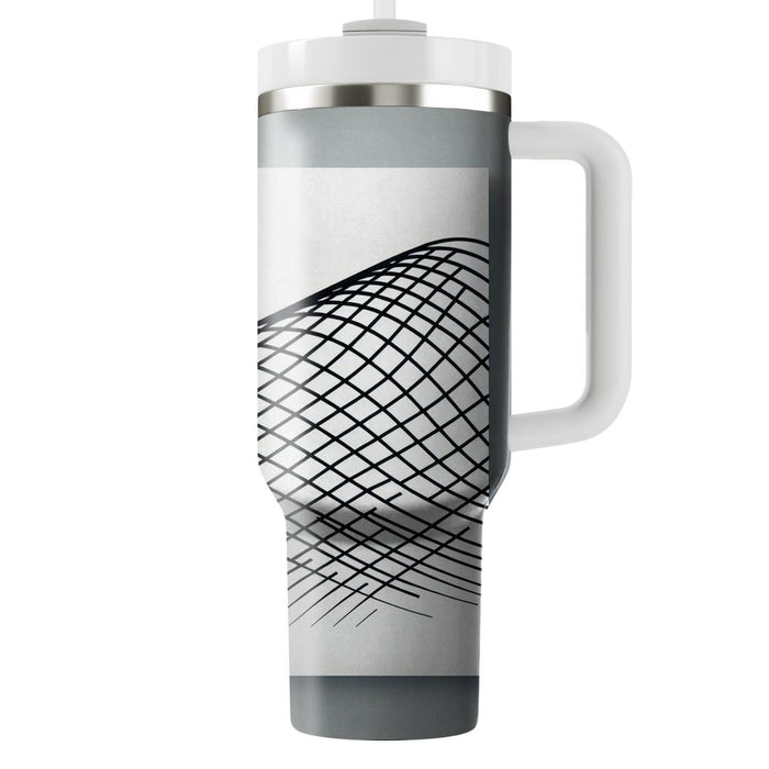 Sleek Grid Pattern  Insulated Tumblers