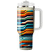 Bold Retro Lines  Tumblers With Lids