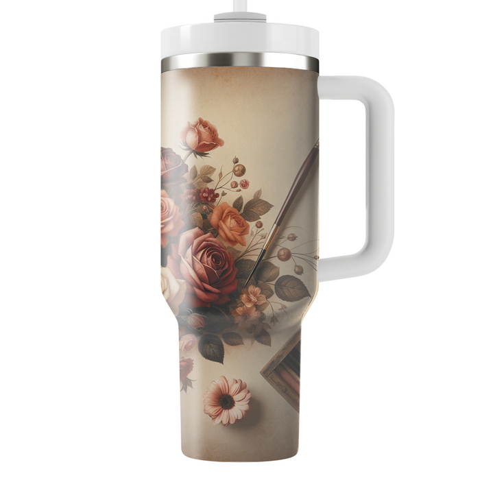 Rustic Roses  Custom Tumblers