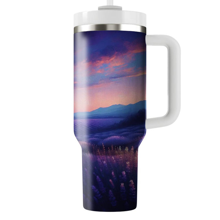 Twilight Lavender Meadow  Tumbler Cups