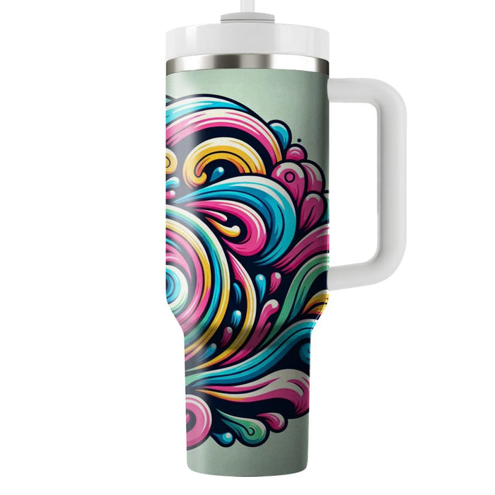 Tie-dye Vibes  Decorative Tumblers