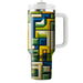 Abstract Geometric Blocks  Custom Tumblers