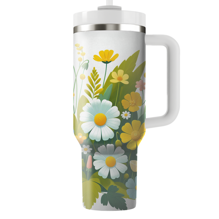 Fresh Floral Picnic  Custom Tumblers