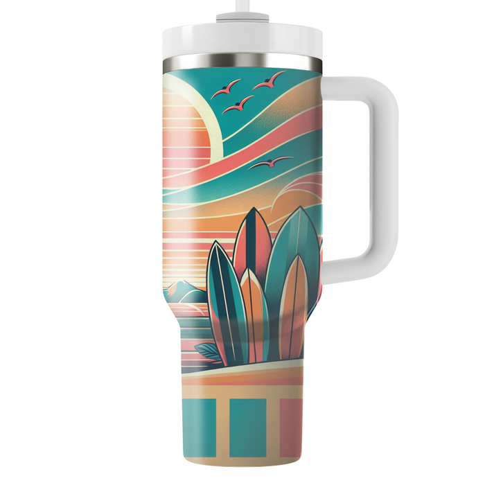 Waves Of Unity - International Surfing Day  Decorative Tumblers