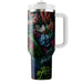 Vibrant Macaw Jungle  Personalized Tumblers