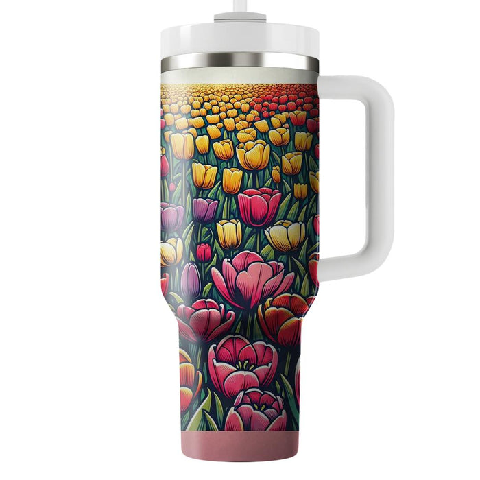 Spring Tulip Festival  Decorative Tumblers