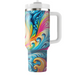 Vibrant Tie-dye Waves  Custom Tumblers