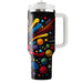 Artistic Rainbow Dots  Travel Tumblers