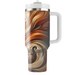 Abstract Thanksgiving Embrace Tumblers With Lids