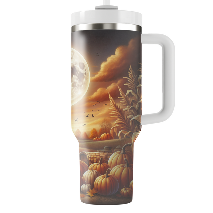 Autumn Harvest Moon  Personalized Tumblers