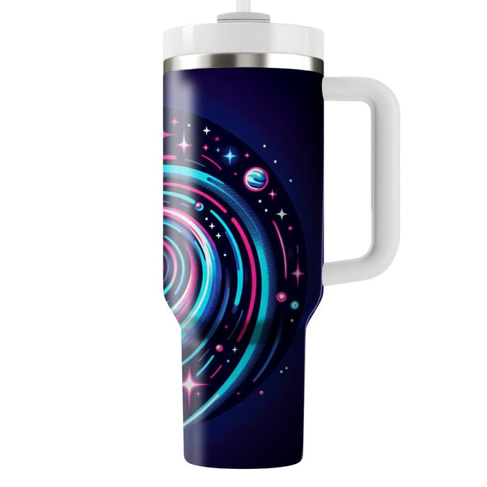 Synthwave Galaxy  Unique Tumblers