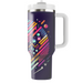 Funky Retro Lines  Tumbler Cups