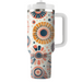 Contemporary Circle Burst Decorative Tumblers