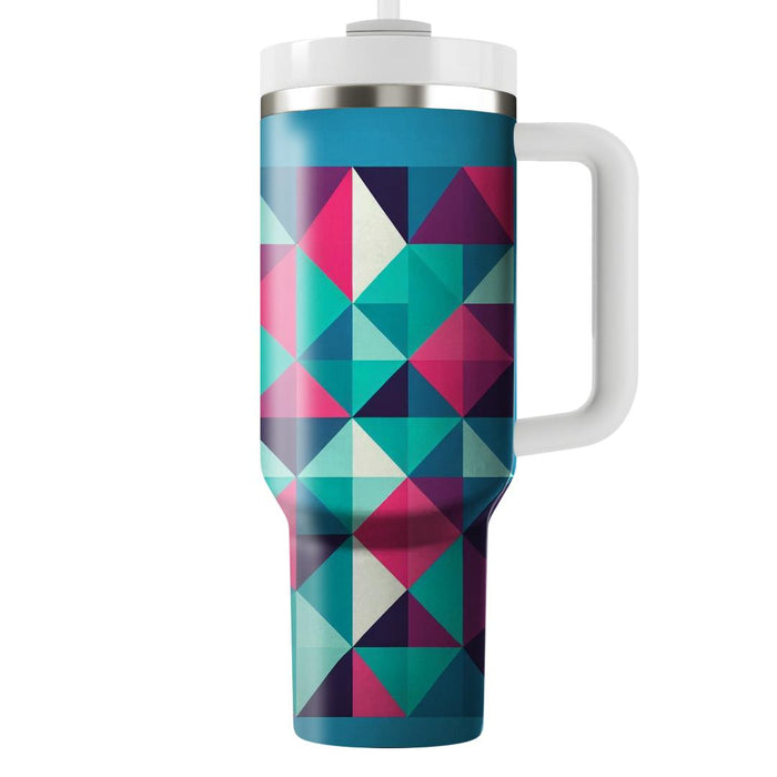 Geometric Triangle  Personalized Tumblers