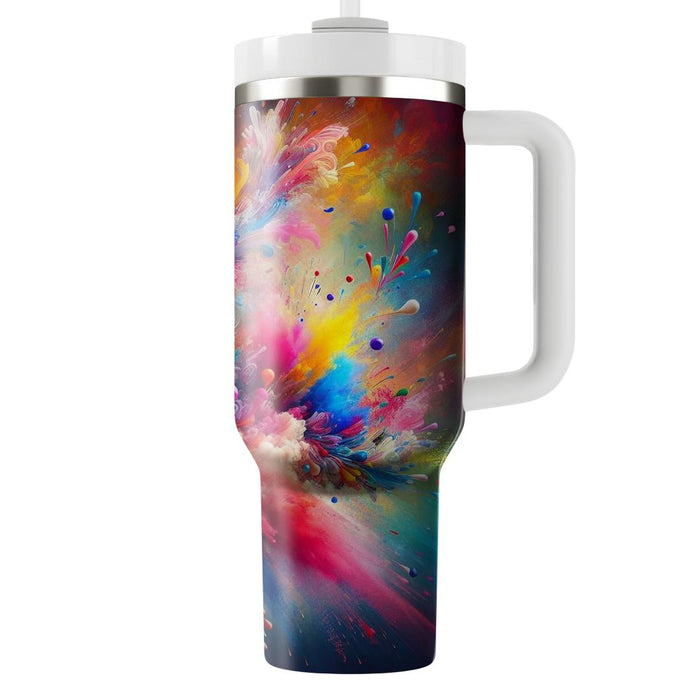 Wonders Of Holi - Festival Of Colors  Decorative Tumblers