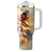 Abstract Lion Roar  Tumbler Cups