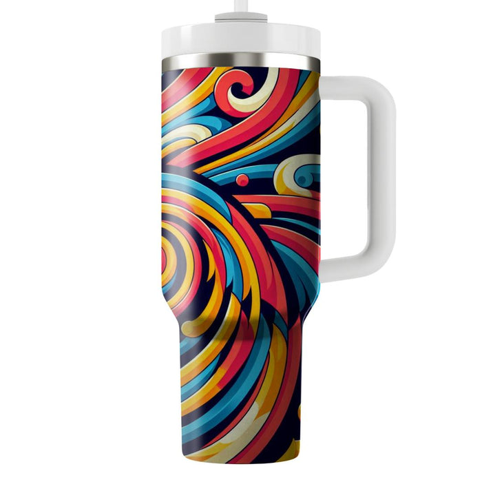 Dynamic Spirals  Insulated Tumblers